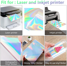 Load image into Gallery viewer, Holographic Printable Self Adhesive Vinyl
