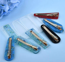Load image into Gallery viewer, Resin Hair Clip Mold Set - 3 Designs Available
