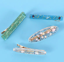 Load image into Gallery viewer, Resin Hair Clip Mold Set - 3 Designs Available
