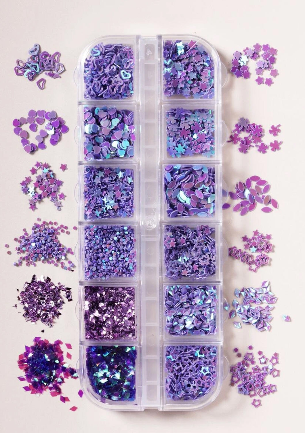 Star & Heart Shaped Sequins