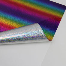 Load image into Gallery viewer, Holographic Adhesive Rainbow Vinyl - Sparkle Dot

