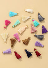 Load image into Gallery viewer, Mini Assorted Tassel Charms 20pcs

