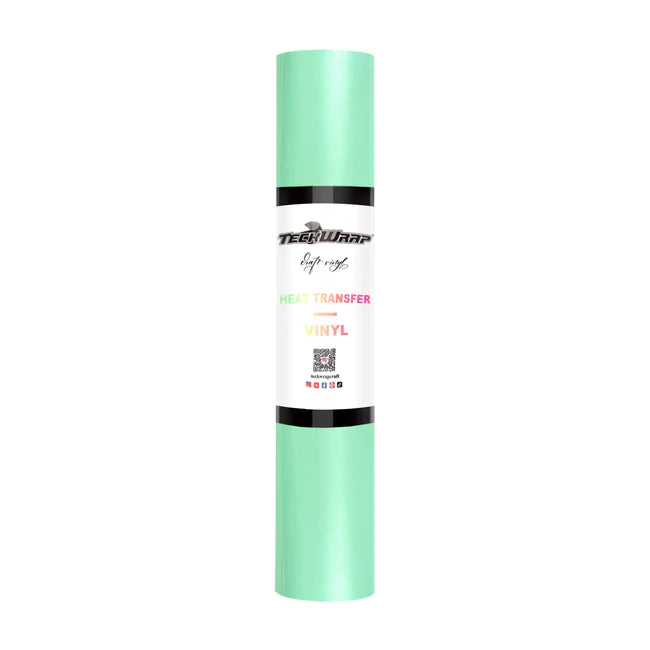 Glossy Pearlescent Metallic Heat Transfer Vinyl - Mint