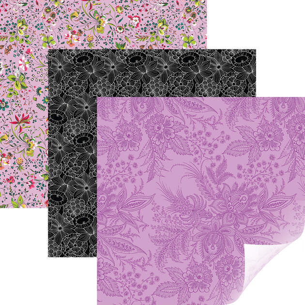 Patterned Iron-On Sampler - Anna Griffin Charlotte