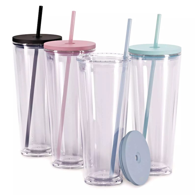 Double Walled Snow Globe Tumblers