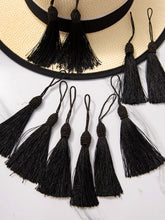 Load image into Gallery viewer, Luxury Black Tassels
